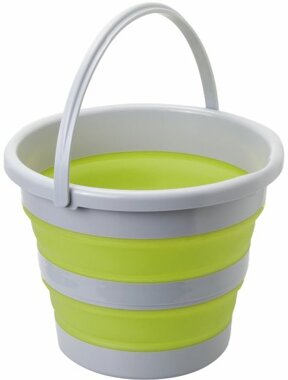 Ulalaza Faltbarer Eimer 10 Liter - BPA Frei Für Camping & Outdoor